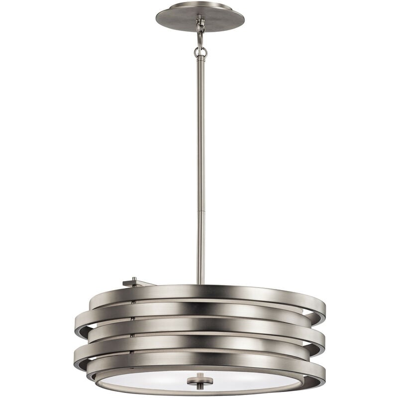 Elstead Roswell - Lámpara colgante redonda para techo con 3 luces, níquel cepillado, E27
Elstead Roswell - Lámpara colgante redonda para techo con 3 luces, níquel cepillado, E27