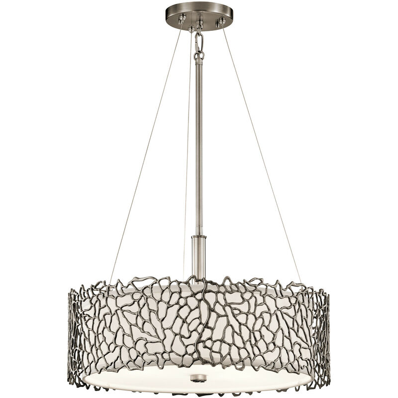 Elstead Coral - Lámpara colgante de techo doble con 3 luces, peltre clásico, coral plateado, E27
Elstead Coral - Lámpara colgante de techo doble con 3 luces, peltre clásico, coral plateado, E27
