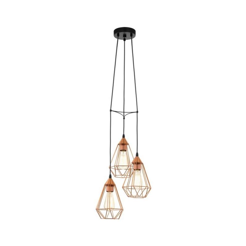 Lámpara colgante vintage Eglo con jaula de cobre tres puntos de luz 220-240 V IP20 | rame
Lámpara colgante vintage Eglo con jaula de cobre tres puntos de luz 220-240 V IP20 | rame
