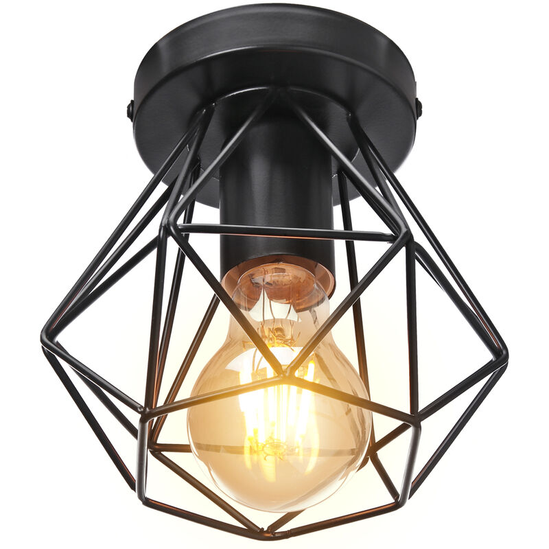 Stoex - Lámpara de Araña Industrial Retro Lámpara de Techo de Jaula de Metal Lámpara Colgante Creativa para Interior Bar Club Negro
Stoex - Lámpara de Araña Industrial Retro Lámpara de Techo de Jaula de Metal Lámpara Colgante Creativa para Interior Bar Club Negro