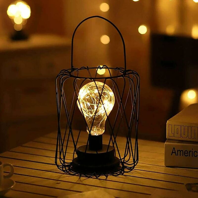 Lámpara de cabecera Bombilla de luz nocturna decorativa Luz nocturna Lámpara de mesa de metal retro Lámpara de escritorio con pilas Lámpara
Lámpara de cabecera Bombilla de luz nocturna decorativa Luz nocturna Lámpara de mesa de metal retro Lámpara de escritorio con pilas Lámpara