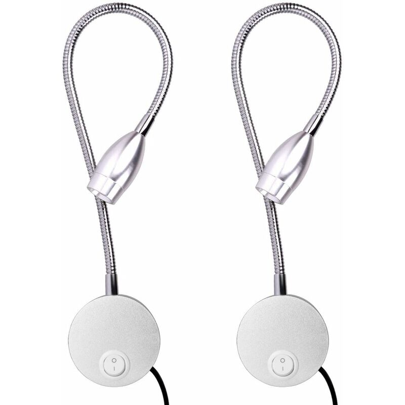 Lámpara de lectura LITZEE, 2 luces LED para cama, montada en la pared junto a lámparas de aluminio, lámpara de iluminación blanca cálida, para
Lámpara de lectura LITZEE, 2 luces LED para cama, montada en la pared junto a lámparas de aluminio, lámpara de iluminación blanca cálida, para