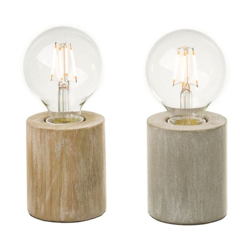 Lámpara de mesa de diseño nórdico de madera beige de 18x7x7cm. Compra mínima 2 unid
Lámpara de mesa de diseño nórdico de madera beige de 18x7x7cm. Compra mínima 2 unid