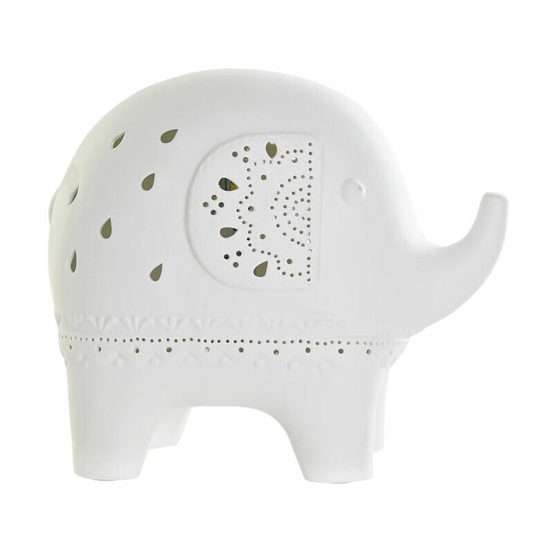 Lámpara de mesa DKD Home Decor Blanco Porcelana 25W 220 V LED Elefante (22 x 12 x 19 cm)
Lámpara de mesa DKD Home Decor Blanco Porcelana 25W 220 V LED Elefante (22 x 12 x 19 cm)