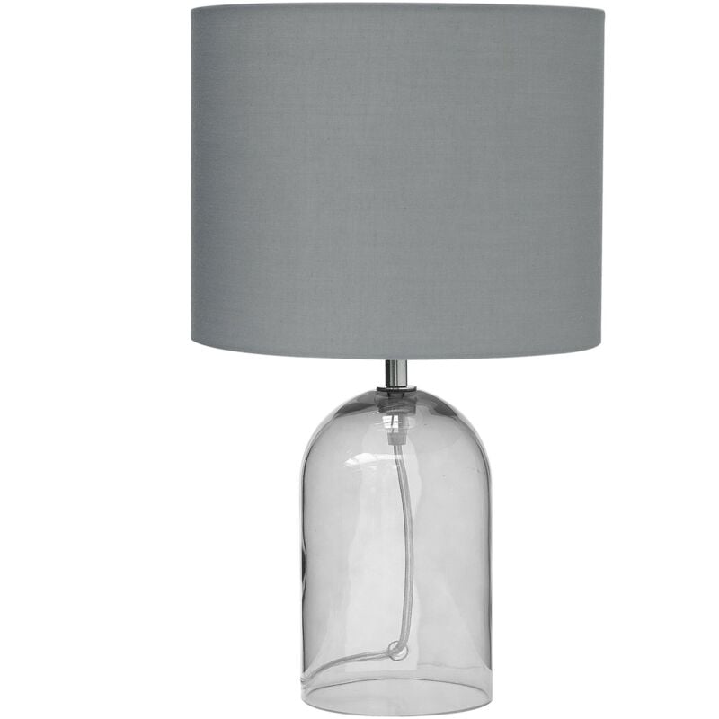 Lámpara de mesa gris DEVOLL