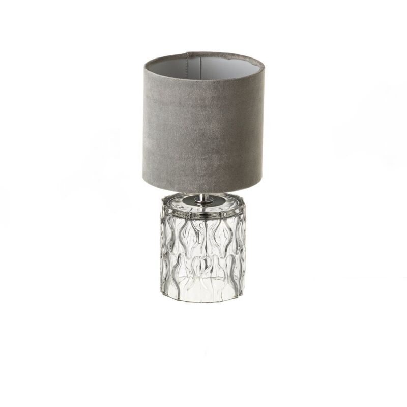 Lolahome - Lámpara de mesita de noche tallada clásica de cristal y terciopelo gris oscuro de 29x15x15 cm
Lolahome - Lámpara de mesita de noche tallada clásica de cristal y terciopelo gris oscuro de 29x15x15 cm