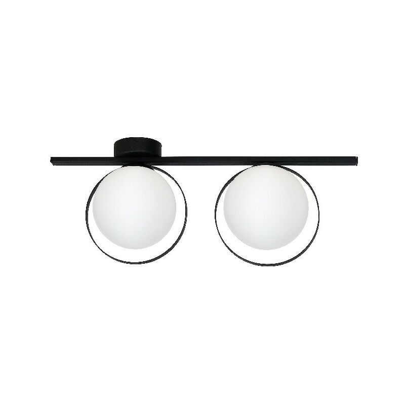 Lampara de Pared Boote - Applique - Negro en Metal, Vidrio, 53 x 21 x 19 cm, 2 x E14, Max 40W
Lampara de Pared Boote - Applique - Negro en Metal, Vidrio, 53 x 21 x 19 cm, 2 x E14, Max 40W