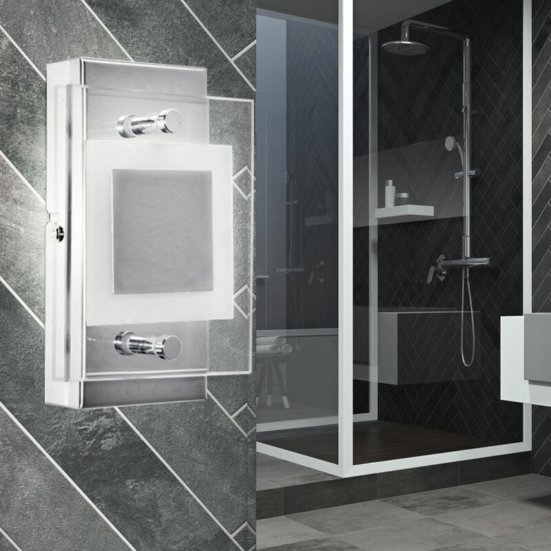 Briloner - Lámpara de pared LED para baño, luz de vidrio, cromo, iluminación de foco para habitación húmeda 2213-018
Briloner - Lámpara de pared LED para baño, luz de vidrio, cromo, iluminación de foco para habitación húmeda 2213-018