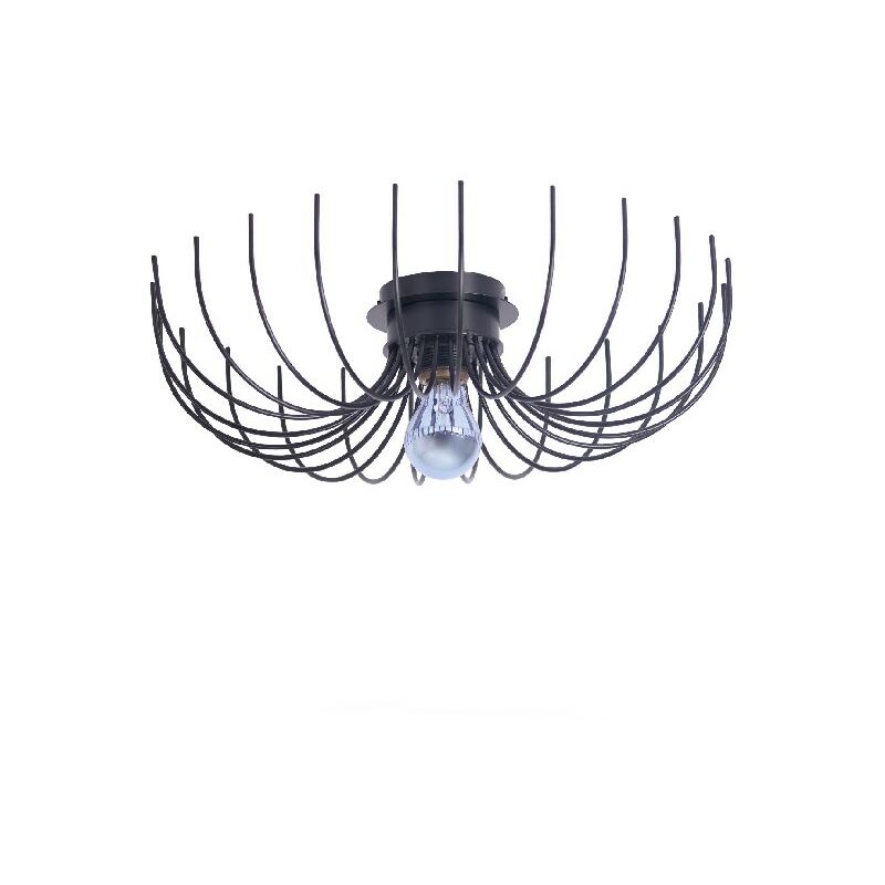Lampara de Pared Lion - Lampara de pared - Salon, Dormitorio - Negro en Metal, 46 x 46 x 13 cm, 1 x E27, Max 100W
Lampara de Pared Lion - Lampara de pared - Salon, Dormitorio - Negro en Metal, 46 x 46 x 13 cm, 1 x E27, Max 100W