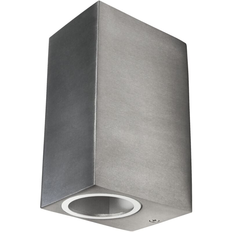 Lámpara de pared `` Square-E '' aspecto acero inoxidable, IP44, 2x GU10, carcasa de aluminio - Mcshine
Lámpara de pared `` Square-E '' aspecto acero inoxidable, IP44, 2x GU10, carcasa de aluminio - Mcshine