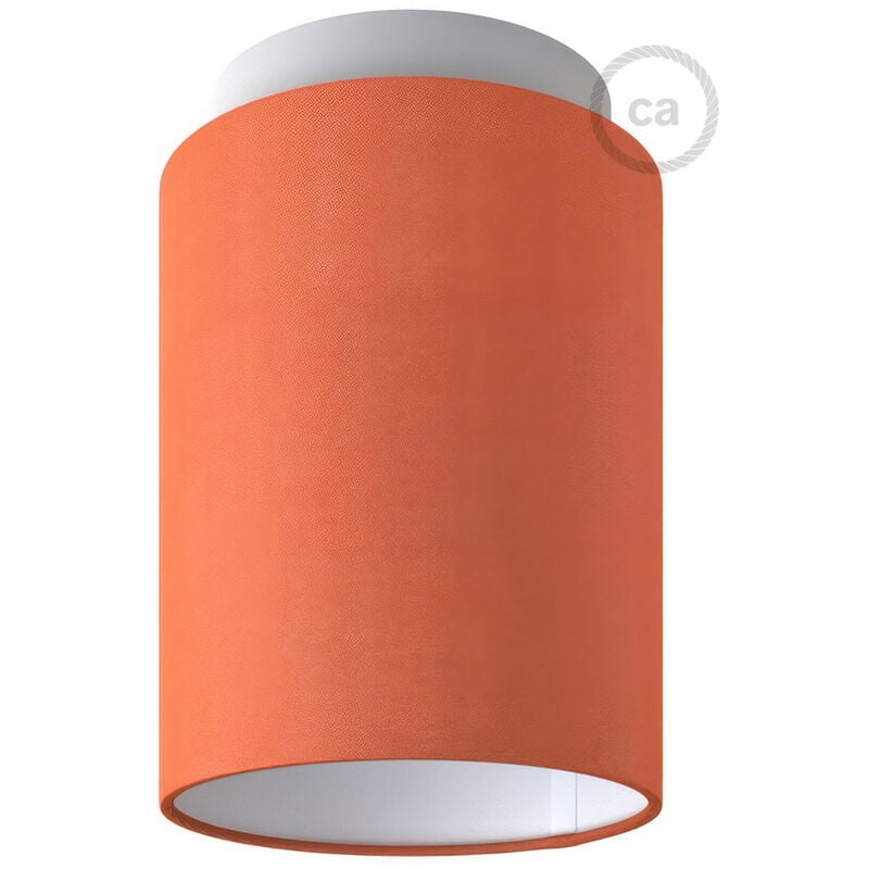 Creative Cables - Lámpara de pared o techo Metal con pantalla cilíndrica Ø 15cm h18cm | Con bombilla - Blanco - Cinette Naranja - Blanco - Cinette
Creative Cables - Lámpara de pared o techo Metal con pantalla cilíndrica Ø 15cm h18cm | Con bombilla - Blanco - Cinette Naranja - Blanco - Cinette