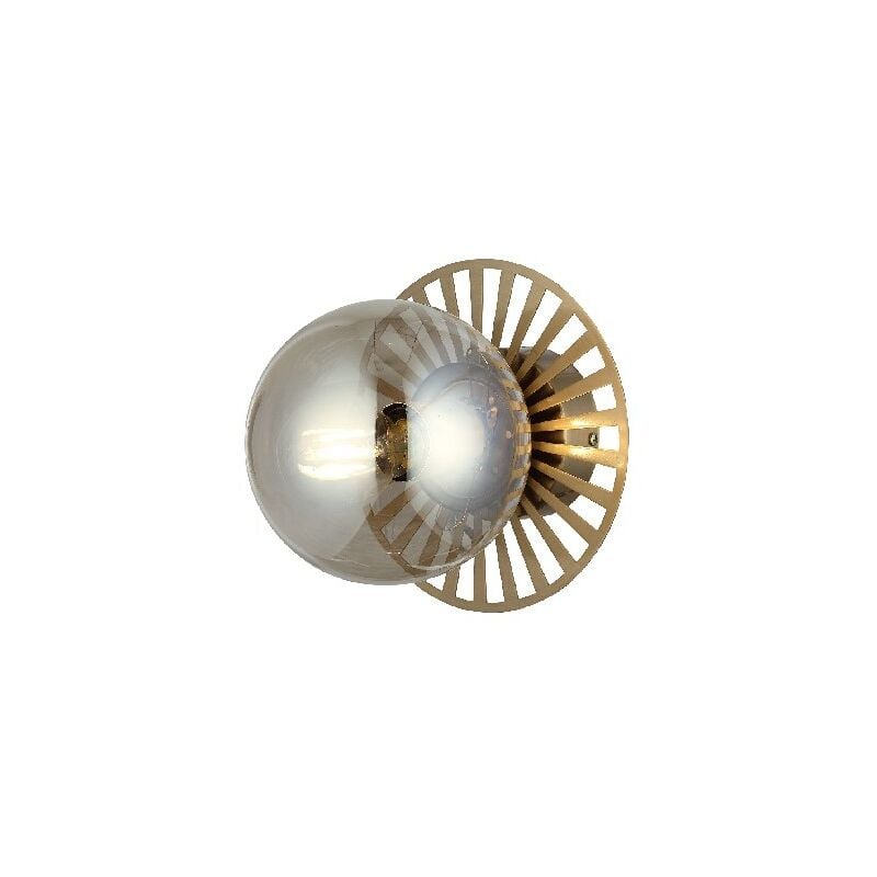 Lampara de Pared Shelfie - Applique - Oro en Metal, Vidrio, 22 x 20 x 20 cm, 1 x E27, Max 40W
Lampara de Pared Shelfie - Applique - Oro en Metal, Vidrio, 22 x 20 x 20 cm, 1 x E27, Max 40W