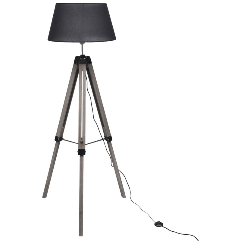 Lámpara de Pie Ajustable de Madera Tipo Trípode con Pantalla Negra - Negro - Vidaxl
Lámpara de Pie Ajustable de Madera Tipo Trípode con Pantalla Negra - Negro - Vidaxl