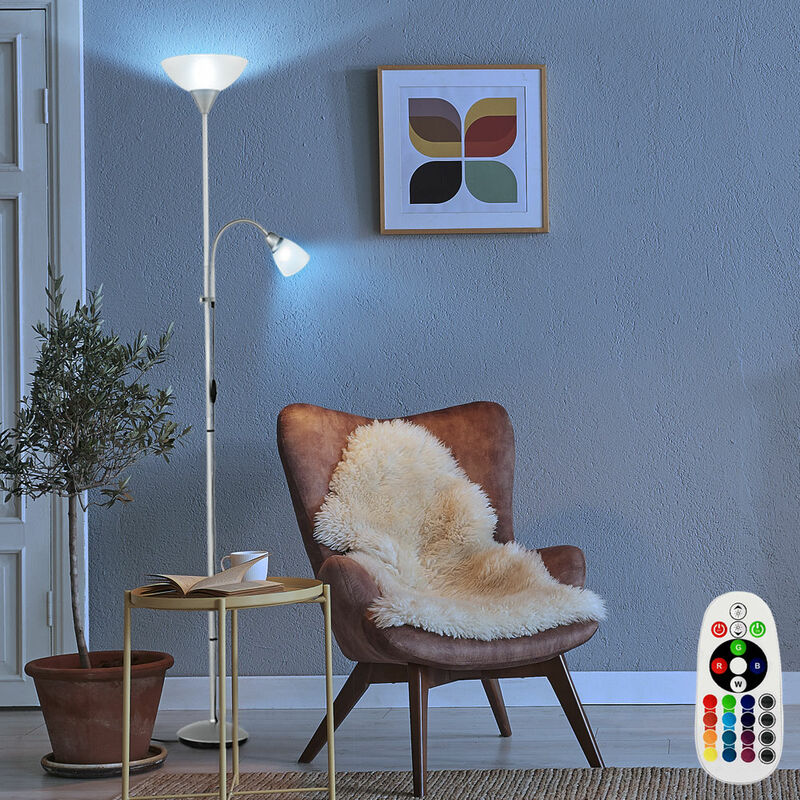 Lámpara de pie de diseño LED RGB reflector de techo CONTROL REMOTO lámpara de foco de lectura DIMMABLE
Lámpara de pie de diseño LED RGB reflector de techo CONTROL REMOTO lámpara de foco de lectura DIMMABLE