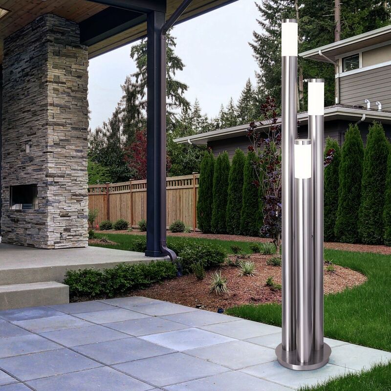 Lámpara de pie LED de 25,5 vatios, iluminación exterior, lámpara de pie de columna de acero inoxidable IP44
Lámpara de pie LED de 25,5 vatios, iluminación exterior, lámpara de pie de columna de acero inoxidable IP44