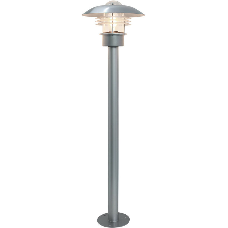 Elstead - 1 farolillo de luz para poste exterior plateado, acero inoxidable 304 IP44, E27
Elstead - 1 farolillo de luz para poste exterior plateado, acero inoxidable 304 IP44, E27