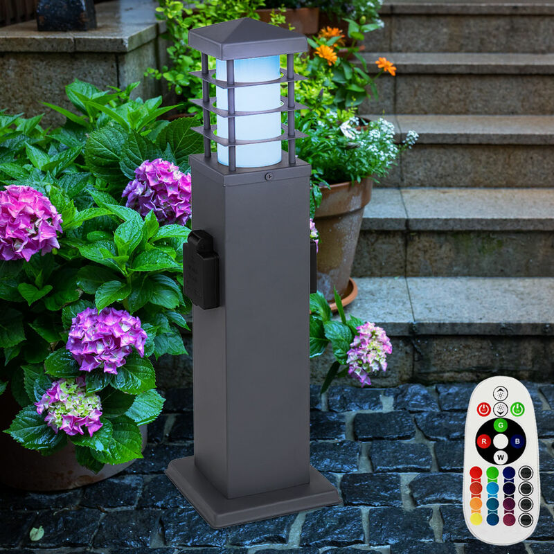 Lámpara de pie para exteriores enchufes de jardín lámpara de acero inoxidable con control remoto antracita regulable en un juego que incluye
Lámpara de pie para exteriores enchufes de jardín lámpara de acero inoxidable con control remoto antracita regulable en un juego que incluye