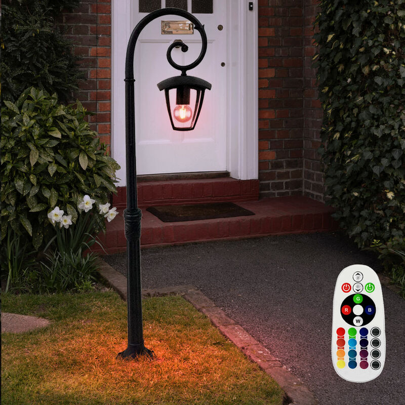 Lámpara de pie de control remoto de iluminación exterior de linterna de jardín en un juego que incluye bombillas LED RGB
Lámpara de pie de control remoto de iluminación exterior de linterna de jardín en un juego que incluye bombillas LED RGB