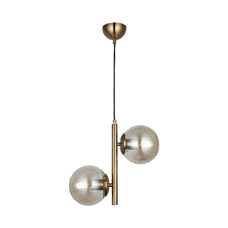 Lampara de suspension Cerco - arana - Lampara de techo - Oro en Metal, Vidrio, 15 x 38 x 102 cm, 2 x E27, Max 40W
Lampara de suspension Cerco - arana - Lampara de techo - Oro en Metal, Vidrio, 15 x 38 x 102 cm, 2 x E27, Max 40W