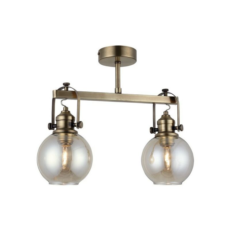 Lampara de Suspension Ponte - Arana - Lampara de techo - Cobre en Metal, Vidrio, 40 x 40 x 34 cm, 2 x E27, 40 W
Lampara de Suspension Ponte - Arana - Lampara de techo - Cobre en Metal, Vidrio, 40 x 40 x 34 cm, 2 x E27, 40 W