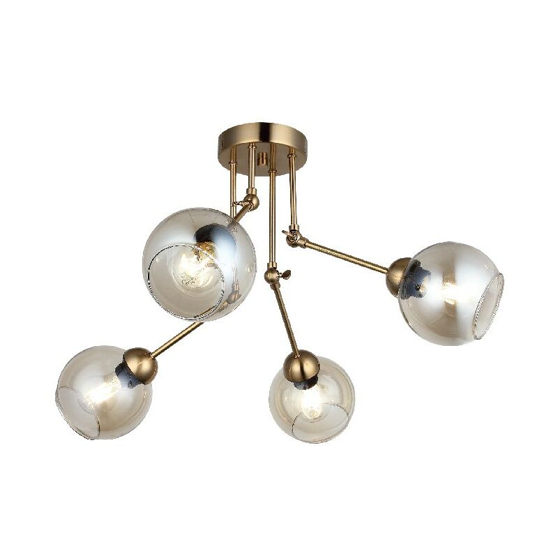 Lampara de Suspension Wire-Fall - Luz de techo - de la pared - Oro en Metal, Vidrio, 70 x 70 x 27 cm, 4 x E27, Max 40W
Lampara de Suspension Wire-Fall - Luz de techo - de la pared - Oro en Metal, Vidrio, 70 x 70 x 27 cm, 4 x E27, Max 40W