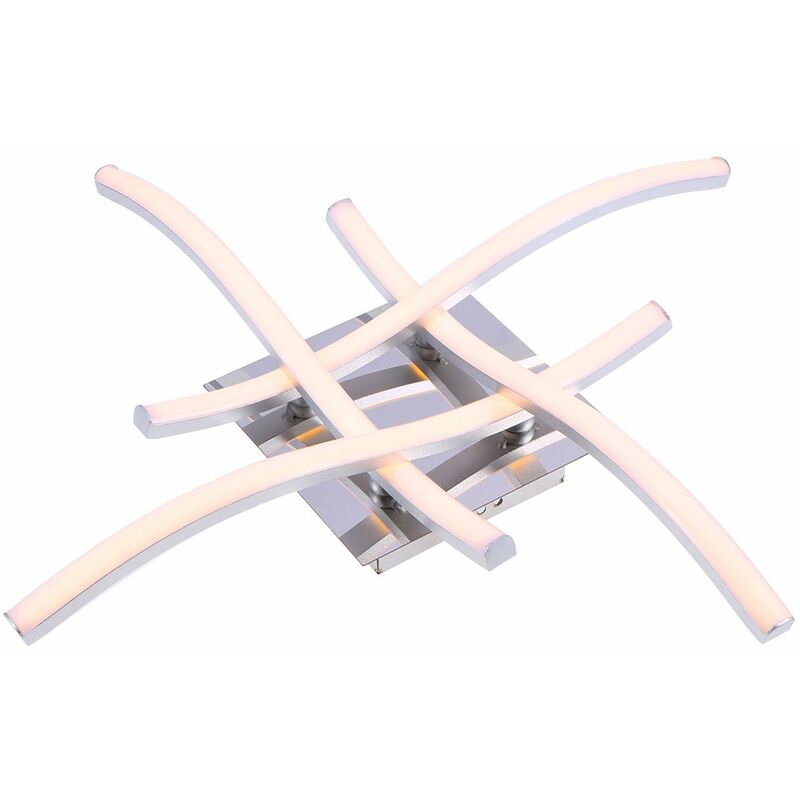 Lampara de techo, cocina, sala de estar, dormitorio, lampara colgante moderna,4 ramas L-ED Light, blanco calido, 24W 
Lampara de techo, cocina, sala de estar, dormitorio, lampara colgante moderna,4 ramas L-ED Light, blanco calido, 24W