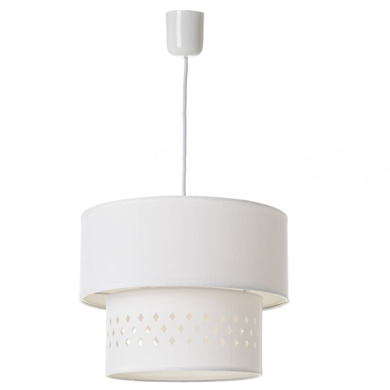Lolahome - Lámpara de techo con tulipa doble contemporánea de algodón y PVC blanca, de ø 30x23 cm
Lolahome - Lámpara de techo con tulipa doble contemporánea de algodón y PVC blanca, de ø 30x23 cm