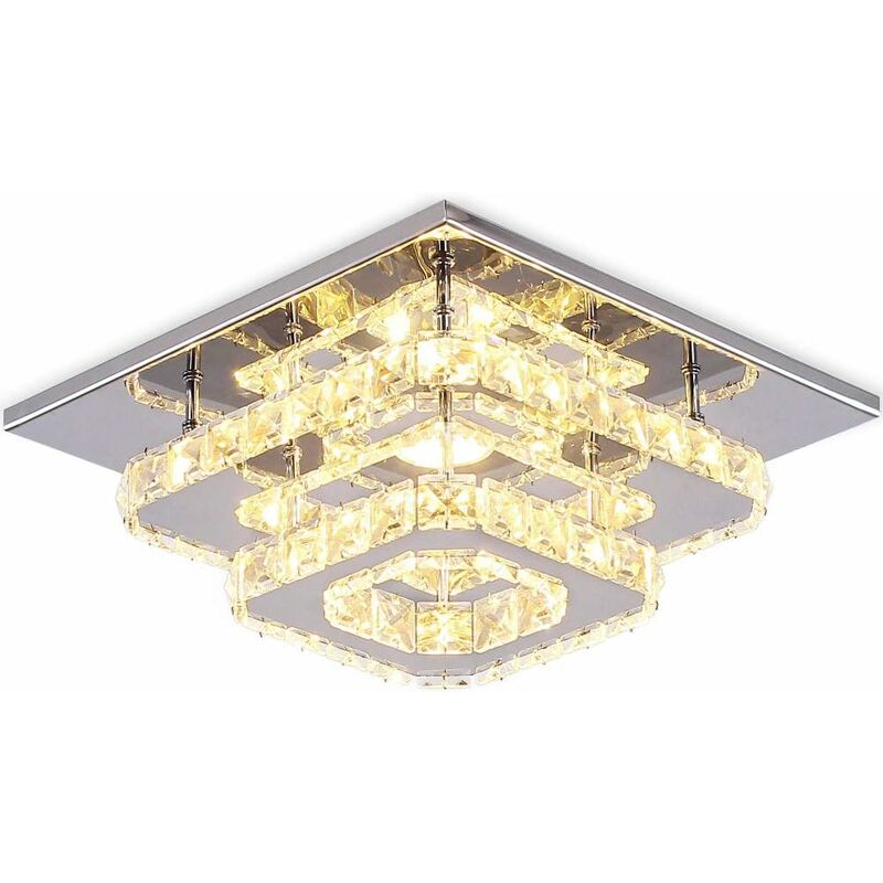 Lámpara de Techo de Cristal Lámparas de Colgar Espejo de Acero Inoxidable Led 36W Moderna Lámpara de Cristal para Sala de Estar Dormitorio (Luz
Lámpara de Techo de Cristal Lámparas de Colgar Espejo de Acero Inoxidable Led 36W Moderna Lámpara de Cristal para Sala de Estar Dormitorio (Luz