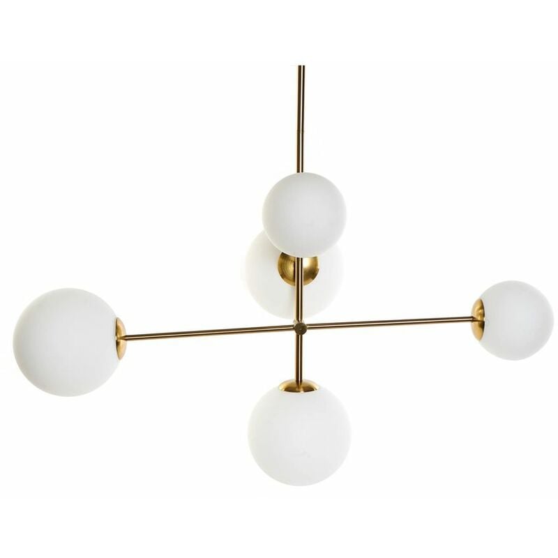 Lámpara de Techo DKD Home Decor Esfera Blanco Metal Dorado 60 W (98 x 38 x 125 cm)
Lámpara de Techo DKD Home Decor Esfera Blanco Metal Dorado 60 W (98 x 38 x 125 cm)