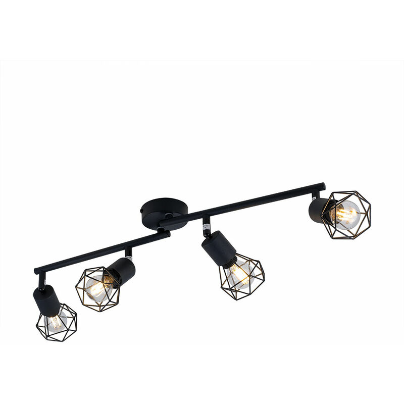 Lámpara de techo DIMMABLE lámpara de punto de jaula ajustable CONTROL REMOTO en un juego que incluye lámparas LED RGB
Lámpara de techo DIMMABLE lámpara de punto de jaula ajustable CONTROL REMOTO en un juego que incluye lámparas LED RGB