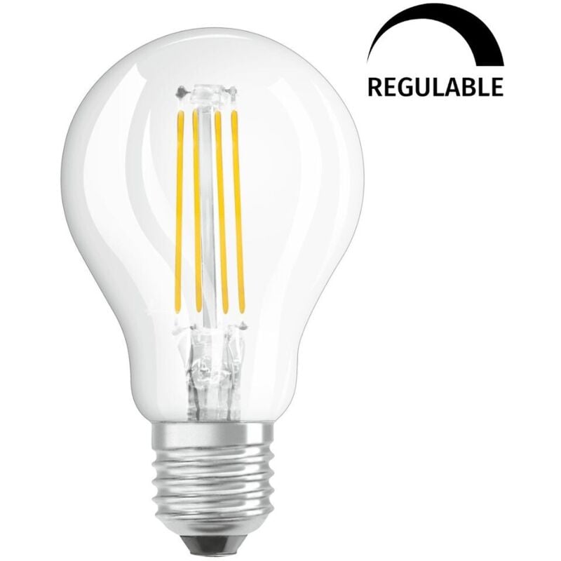 Lámpara esférica cristal Led Retrofit regulable E27 5W 2700°K 470Lm (Osram 4058075436800)
Lámpara esférica cristal Led Retrofit regulable E27 5W 2700°K 470Lm (Osram 4058075436800)