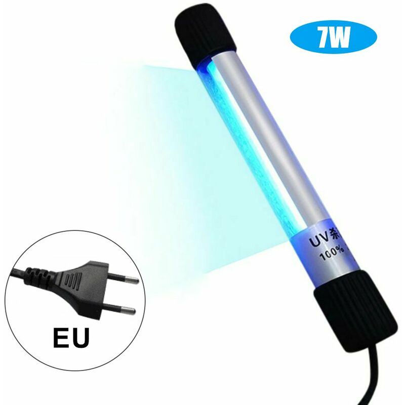 Lampara ultravioleta ultravioleta de mano, barra de luz ultravioleta portatil,Enchufe de la UE y 7 W
Lampara ultravioleta ultravioleta de mano, barra de luz ultravioleta portatil,Enchufe de la UE y 7 W