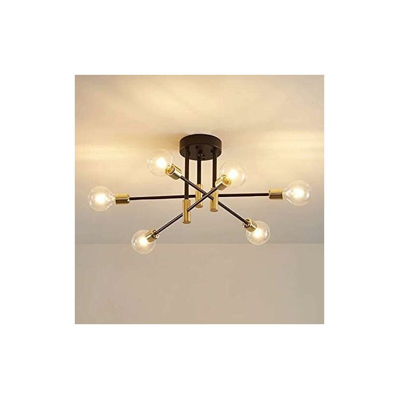 Lámparas de techo industriales, lámparas de techo retro negras E27, luces de techo de ángulo ajustable de 180 ° para lámpara de sala de estar del
Lámparas de techo industriales, lámparas de techo retro negras E27, luces de techo de ángulo ajustable de 180 ° para lámpara de sala de estar del