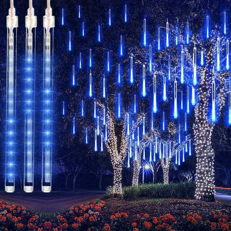 192 Luces LED de Navidad - 30 cm - 8 tubos - Impermeable - Gota de hielo - Gota de nieve - Gota de lluvia - Para fiesta, boda, jardín, árbol de
192 Luces LED de Navidad - 30 cm - 8 tubos - Impermeable - Gota de hielo - Gota de nieve - Gota de lluvia - Para fiesta, boda, jardín, árbol de