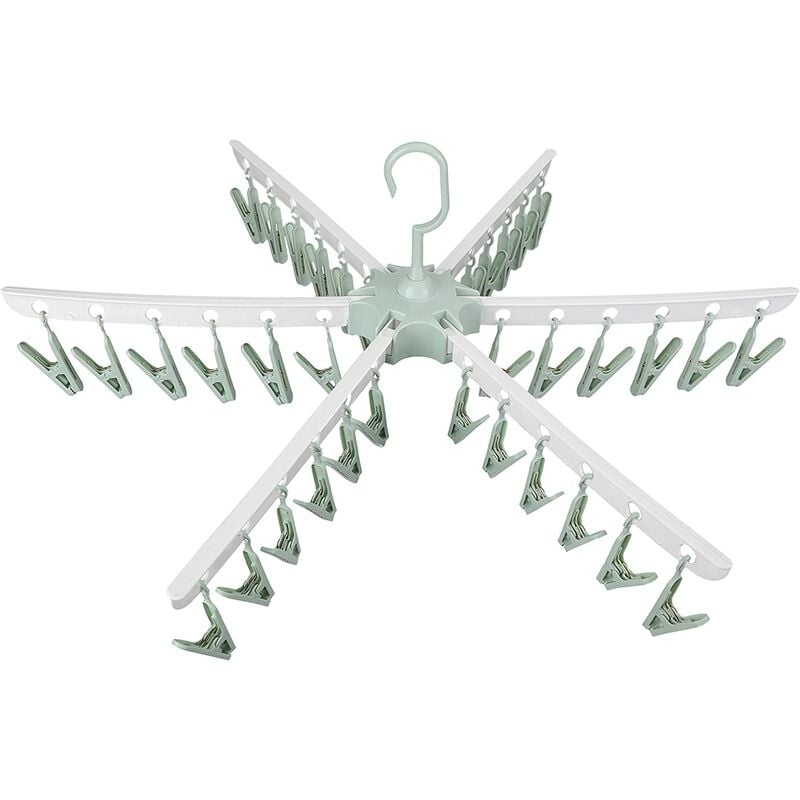 Perchero plegable para ropa Calcetines Guantes, Secadora de ropa, 36 clips Pinzas para ropa Percha de plástico para ropa interior Calcetines Guantes.
Perchero plegable para ropa Calcetines Guantes, Secadora de ropa, 36 clips Pinzas para ropa Percha de plástico para ropa interior Calcetines Guantes.