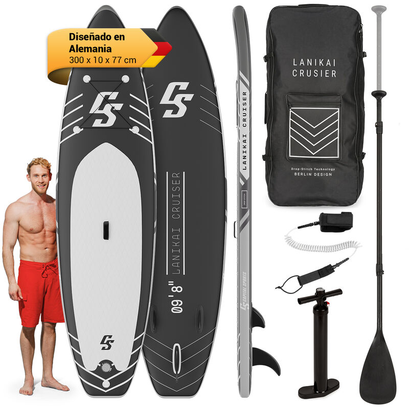 Capital Sports - Lanikai Cruiser 9.8 Tabla de SUP inflable Juego de tabla SUP 305x77x10
Capital Sports - Lanikai Cruiser 9.8 Tabla de SUP inflable Juego de tabla SUP 305x77x10
