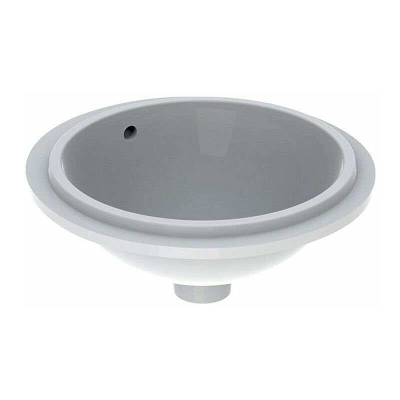 Lavabo bajo encimera Geberit VariForm redondo, F : 39cm, sin orificio para grifería, Blanco
Lavabo bajo encimera Geberit VariForm redondo, F : 39cm, sin orificio para grifería, Blanco