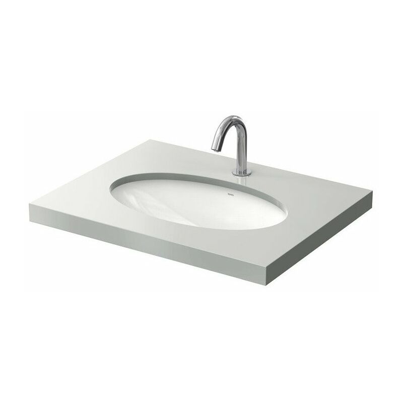Lavabo bajo encimera WU redondo, sin orificio para grifería, con rebosadero blanco 600 mm TOTO
Lavabo bajo encimera WU redondo, sin orificio para grifería, con rebosadero blanco 600 mm TOTO