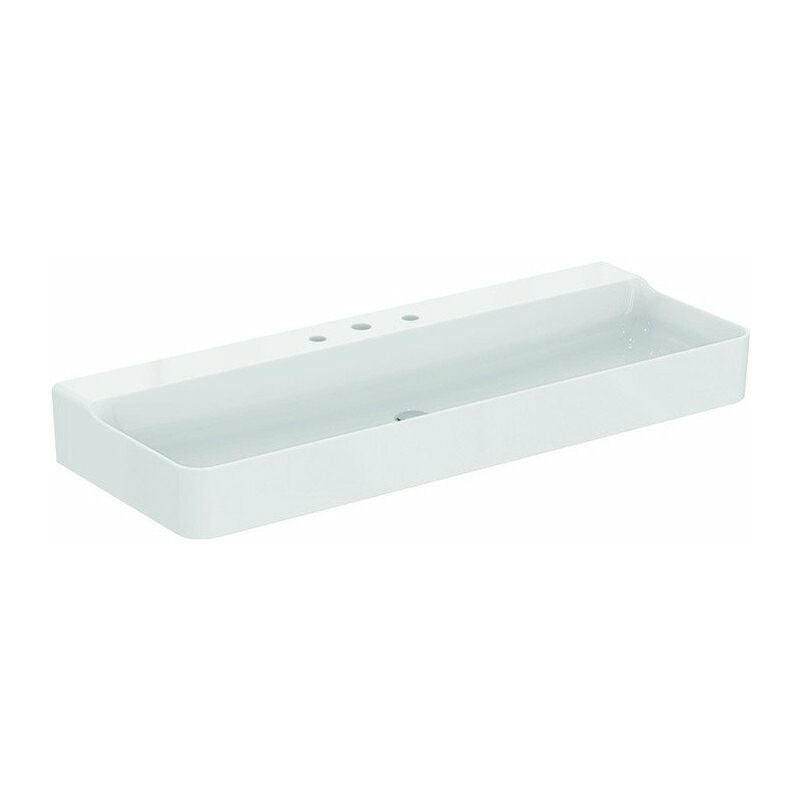 Lavabo CONCA 1200x450x165mm blanco con IdealPlus 3 orificios para grifería, sin rebosadero IDEAL STANDARD
Lavabo CONCA 1200x450x165mm blanco con IdealPlus 3 orificios para grifería, sin rebosadero IDEAL STANDARD