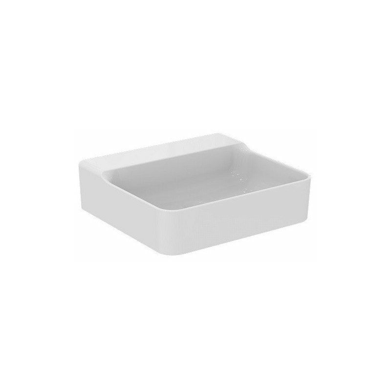 Lavabo CONCA 500x450x165mm, blanco lijado, sin orificio para grifería, sin rebosadero IDEAL STANDARD
Lavabo CONCA 500x450x165mm, blanco lijado, sin orificio para grifería, sin rebosadero IDEAL STANDARD