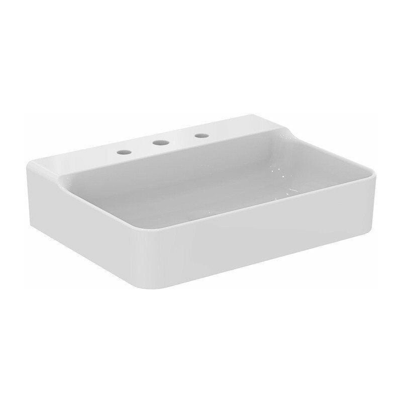 Lavabo CONCA 600x450x165mm blanco 3 orificios para grifería, sin rebosadero IDEAL STANDARD
Lavabo CONCA 600x450x165mm blanco 3 orificios para grifería, sin rebosadero IDEAL STANDARD