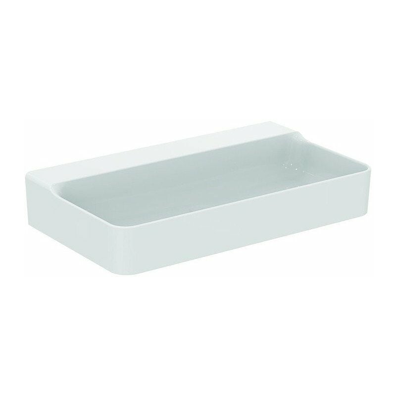 Lavabo CONCA 800x450x165mm, lijado blanco con Plus, sin orificio para grifería, sin rebosadero STANDARD - Ideal
Lavabo CONCA 800x450x165mm, lijado blanco con Plus, sin orificio para grifería, sin rebosadero STANDARD - Ideal