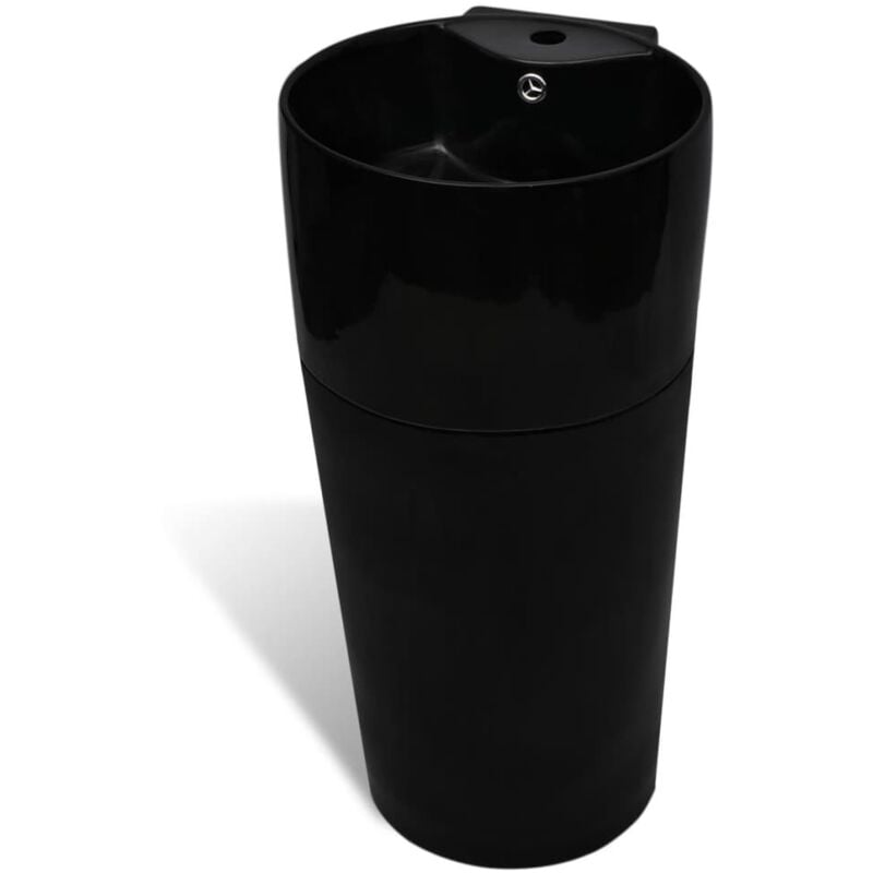 vidaXL Lavabo de Pie Redondo de Cerámica con Orificio de Grifo Desagüe Negro - Negro
vidaXL Lavabo de Pie Redondo de Cerámica con Orificio de Grifo Desagüe Negro - Negro
