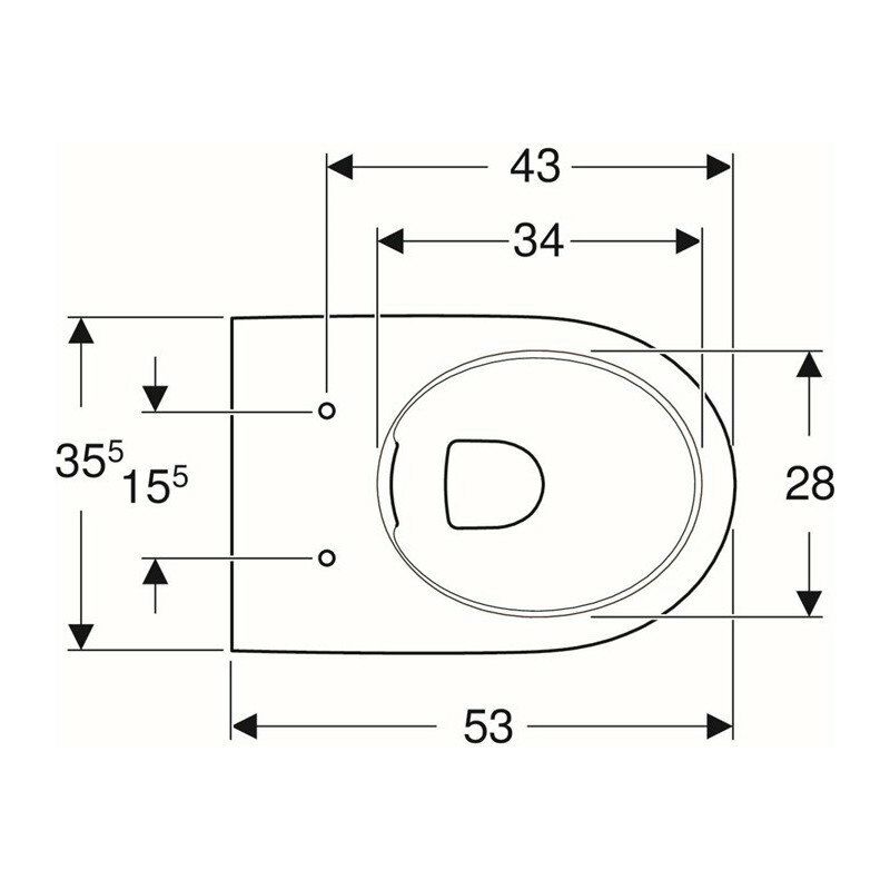 Lavabo de pared para inodoros Comfort WWC. aumento de forma cerrada. Sin llanta. KeraTect
Lavabo de pared para inodoros Comfort WWC. aumento de forma cerrada. Sin llanta. KeraTect