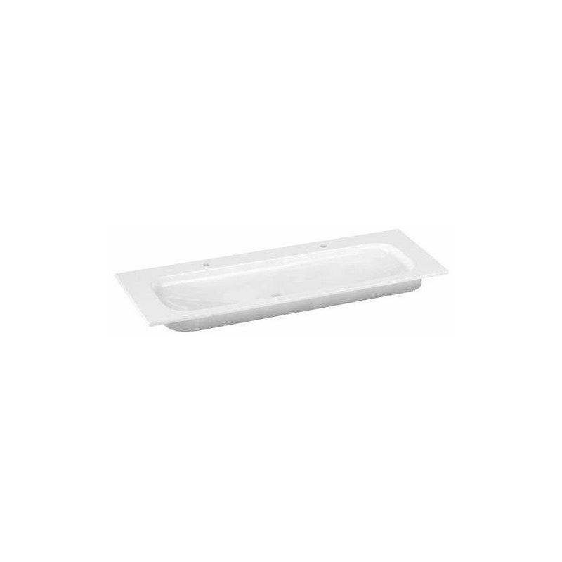 Keuco - Lavabo doble de cerámica ROYAL UNIVERSE 1305 x 16 x 495 mm apto para grifería de 1 orificio blanco
Keuco - Lavabo doble de cerámica ROYAL UNIVERSE 1305 x 16 x 495 mm apto para grifería de 1 orificio blanco