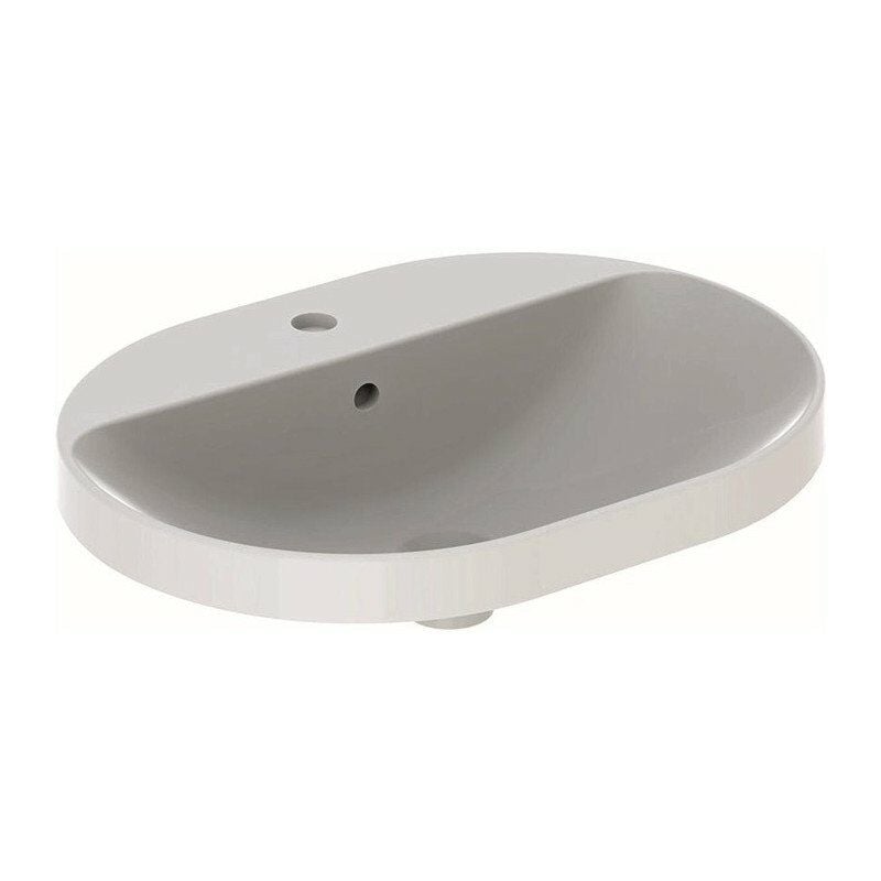 Lavabo empotrado Geberit VariForm, rectangular, con plataforma para grifería: 60x45cm, orificio para grifería en el centro, Blanco
Lavabo empotrado Geberit VariForm, rectangular, con plataforma para grifería: 60x45cm, orificio para grifería en el centro, Blanco