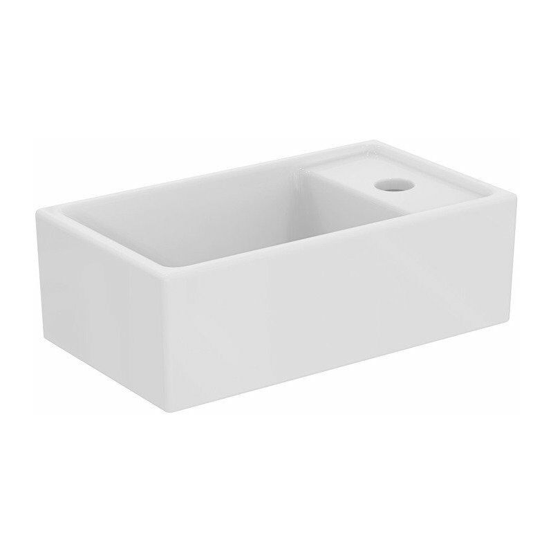 Lavabo EUROVIT + 370x210x120mm blanco 1 orificio para grifería, con rebosadero, balda a la derecha IDEAL STANDARD
Lavabo EUROVIT + 370x210x120mm blanco 1 orificio para grifería, con rebosadero, balda a la derecha IDEAL STANDARD