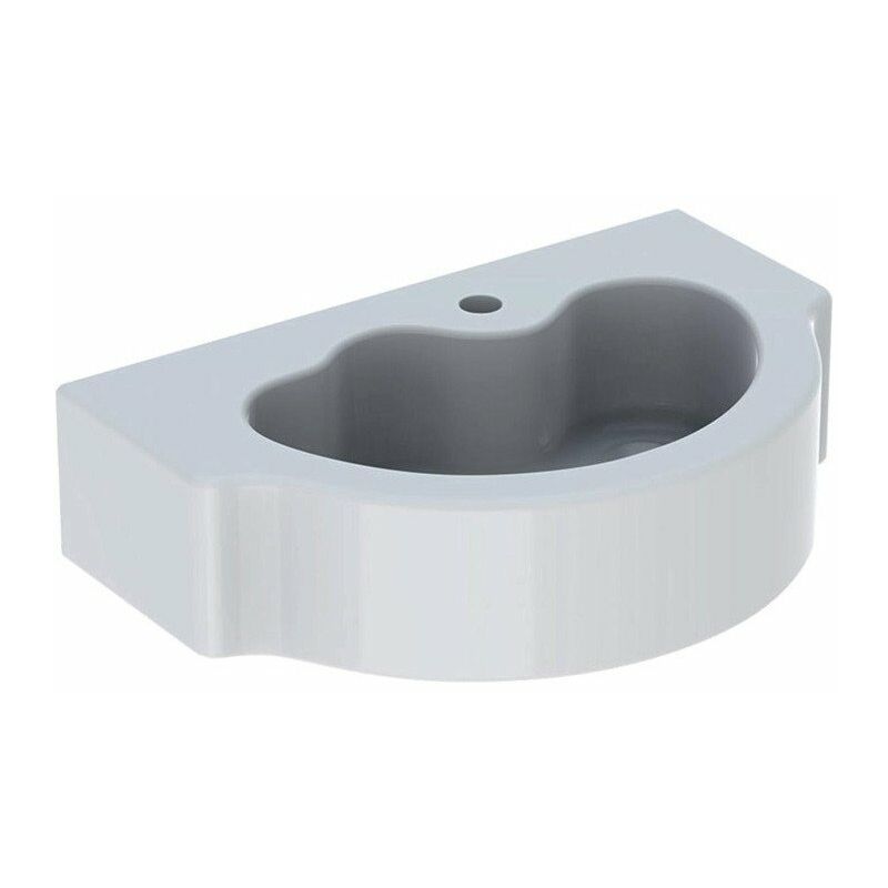 Lavabo infantil Bambini, 60x40cm, orificio para grifería en el centro, sin rebosadero, Blanco - Geberit
Lavabo infantil Bambini, 60x40cm, orificio para grifería en el centro, sin rebosadero, Blanco - Geberit