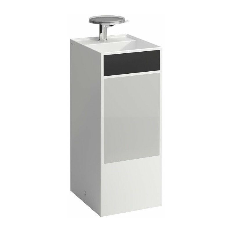 Lavabo KARTELL 375 x 435 x 900 mm, de pie, sin tapa, con decoración LAUFEN negro y gris
Lavabo KARTELL 375 x 435 x 900 mm, de pie, sin tapa, con decoración LAUFEN negro y gris
