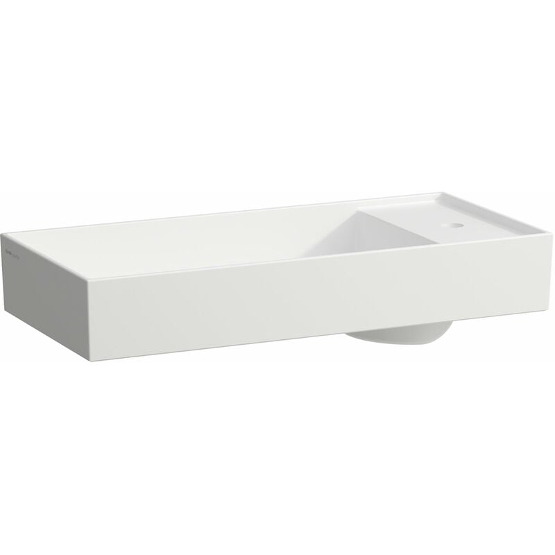 Lavabo Kartell, 1 agujero para grifo, sin rebosadero, con repisa para grifo, 750x350, color: Nieve (blanco mate) - H8123327571111 - Laufen
Lavabo Kartell, 1 agujero para grifo, sin rebosadero, con repisa para grifo, 750x350, color: Nieve (blanco mate) - H8123327571111 - Laufen